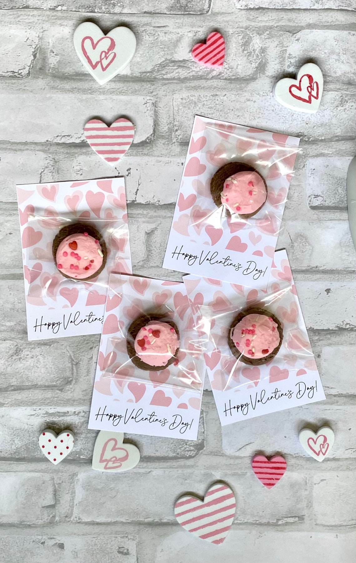 Cookie Cards Valentine's Day Printable Valentine Cards image 1