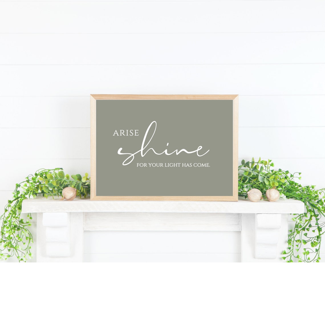 Arise Shine Isaiah 60 Wall Art Bible Verse Wall Art - Etsy