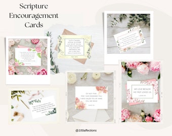 Scripture Cards for Women, Mother's Day Gift from Church, Encouragement Cards, Printable Bible Verse Cards, , Christian Affirmations