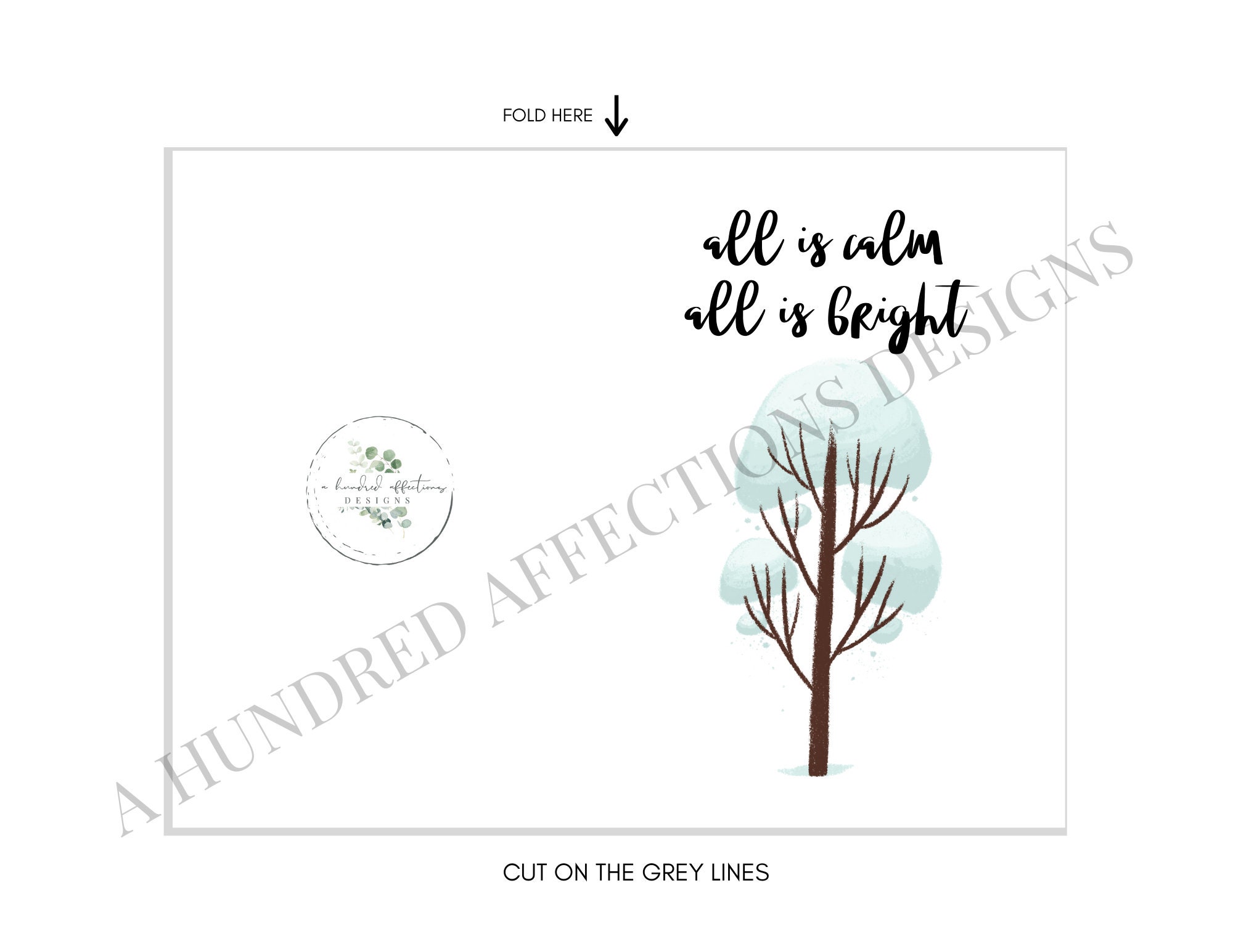 4x6 Christmas Card Printable Christmas Postcards Printable Etsy UK