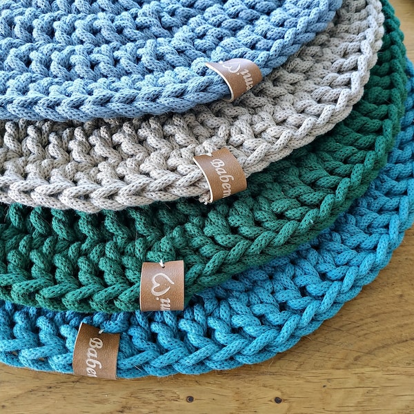 Knitted Placemats - Etsy