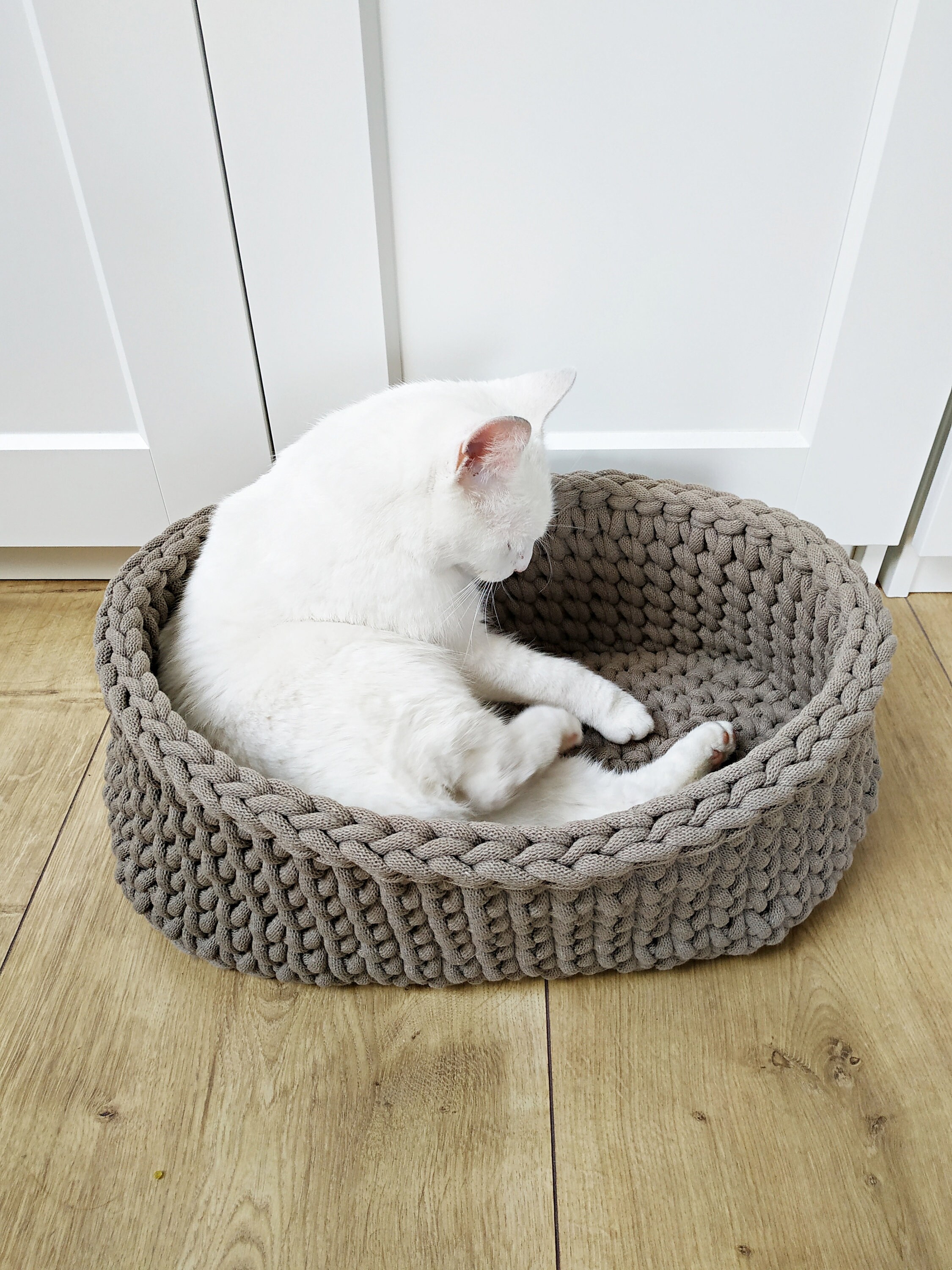 Cat Cave Oval Cat Bed Large Cotton Bed for Small Medium Big Etsy