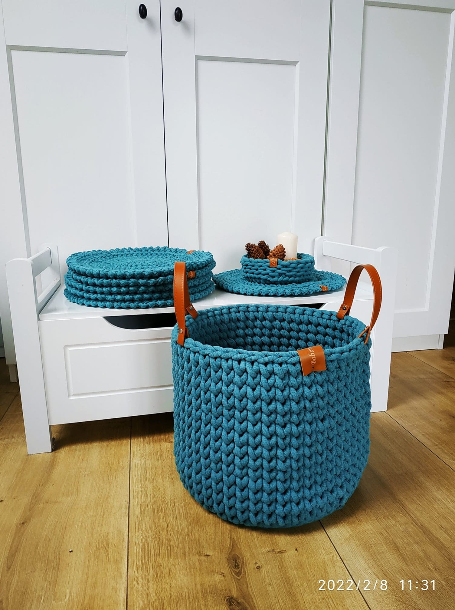 Extra Large Blanket Basket for Living Room Cotton Rope Basket Woven Storage for Blankets Towels Pillows and Toys Chunky Knit Blanket Etsy