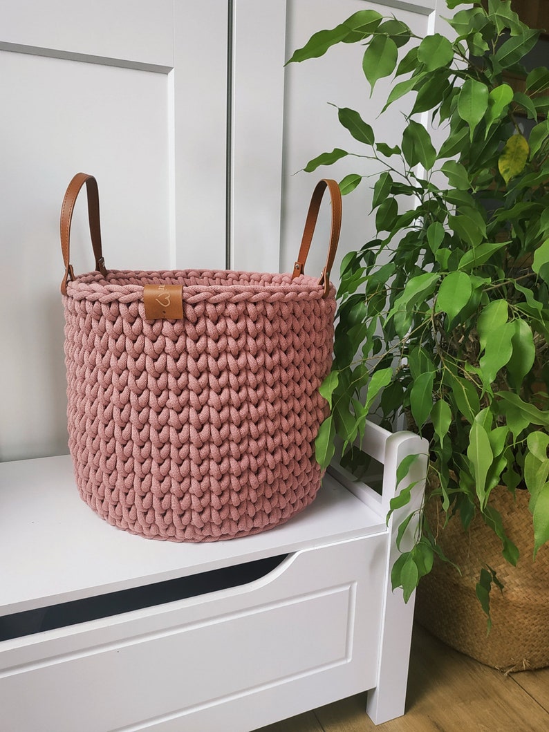 Extra Large Blanket Basket for Living Room Cotton Rope Etsy