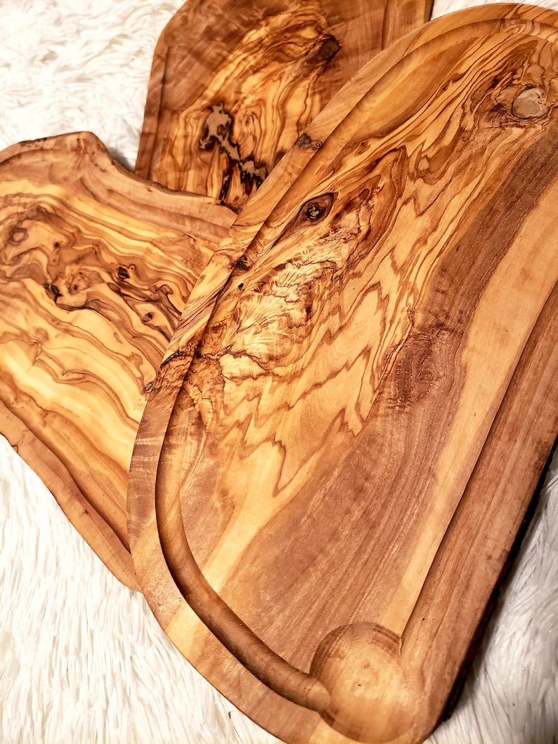 MISFITS OVAL/GROOVE Cutting Boards Olive Wood Cutting Board Charcuterie