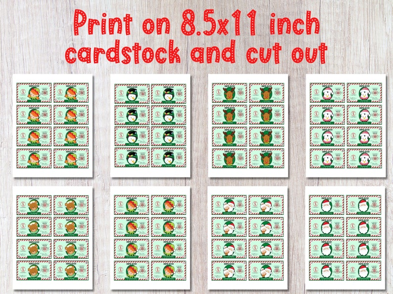 Christmas Printable Play Money Santa Bucks Fake Christmas Etsy Christmas Printable Play Money Santa Bucks Fake Christmas Etsy
