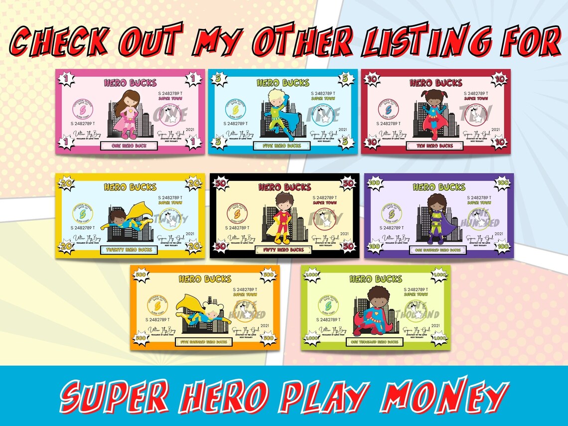 Christmas Printable Play Money Santa Bucks Fake Christmas - Etsy Canada