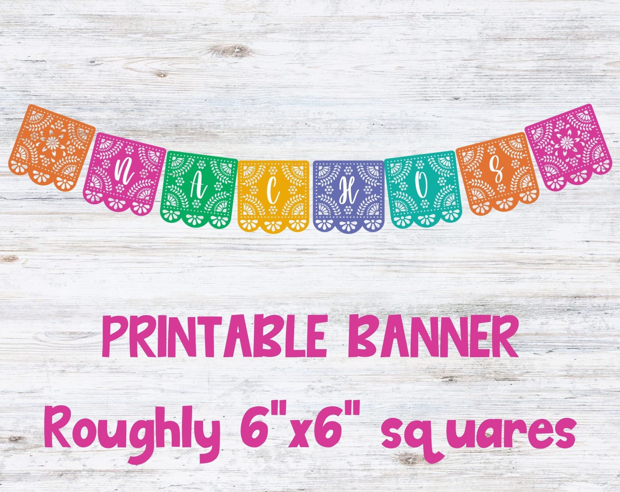 Nacho Bar Kit Instant Download Printable, Make Your Own Nachos Party ...