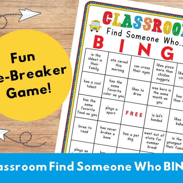 Ice Breaker Bingo - Etsy