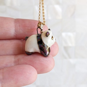 Pepper the Panda Pendant, with Luster image 6