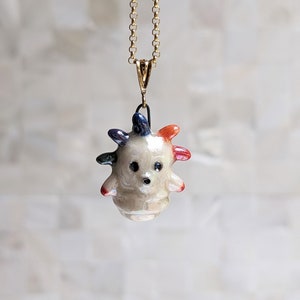 Squeakoid Gyroid Necklace with Luster image 2
