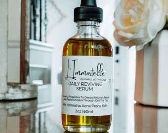 Daily Reviving Serum | Face Oil Serum, Natural Skin Care, Anti Wrinkle, Vegan, Anti Aging, Brightening, Hydrating, Moisturizer