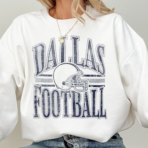 White cowboys sweatshirt shop