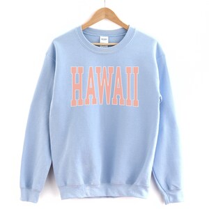 Kauai HI Vintage Nautical Boat Anchor Flag Sports Sweatshirt