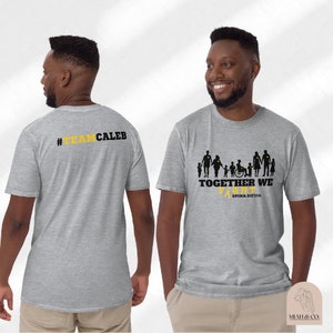 Together We Fight - TeamCaleb T Shirt - Spina Bifida Awareness
