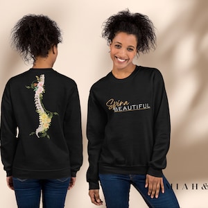 Spina Beautiful Self Sweatshirt -Spina Bifida Month Awareness - Disability Awareness