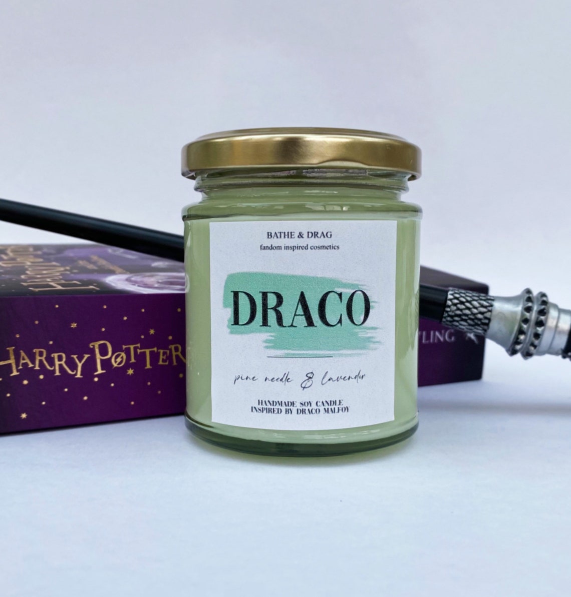 Draco Malfoy inspired Soy Candle Scented Candle Hogwarts Etsy