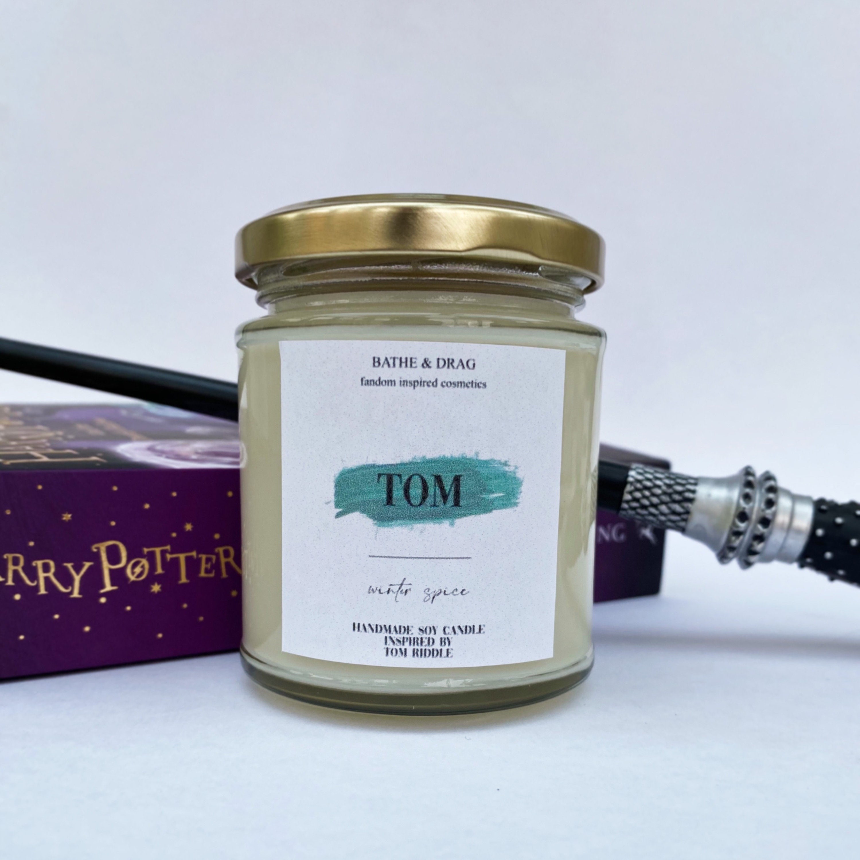 Tom Riddle Inspired Soy Candle Etsy