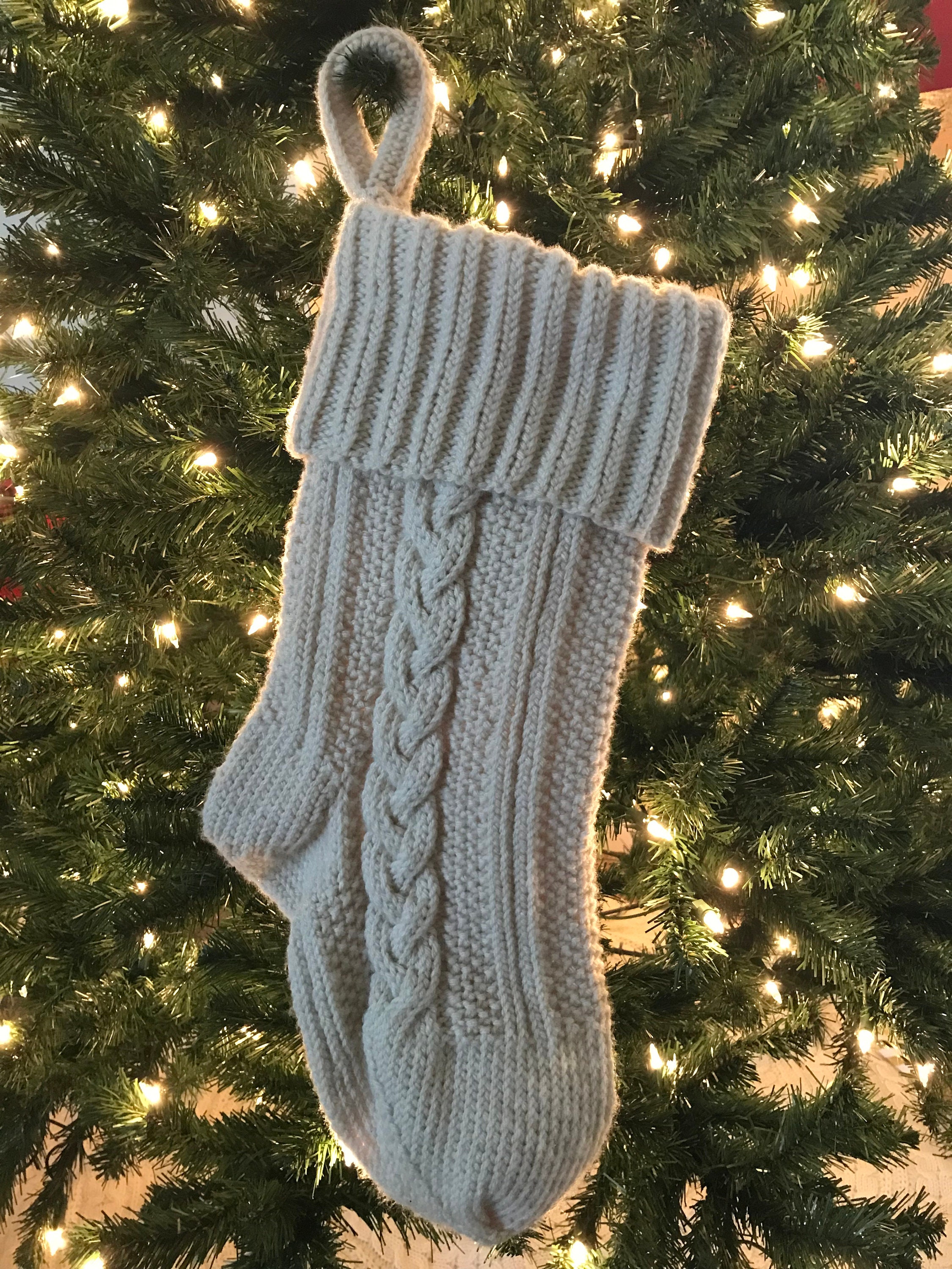 Winter Forest Stocking - KNITTING PATTERN - Etsy