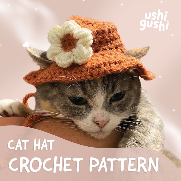 Crochet Cat Bucket Hat