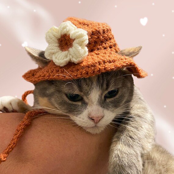 Cat Crochet Hat - Etsy Australia
