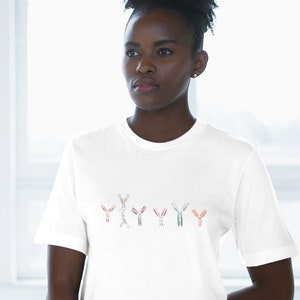 Antibody shirt, immunology shirt, biology shirt, science short sleeve, research shirt, science clothing, science gift, immunology gift