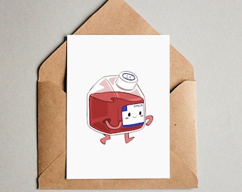 DMEM Birthday Card - Biology Science Greeting Card - microbiology birthday card - medical science art - biology art - blank greeting card