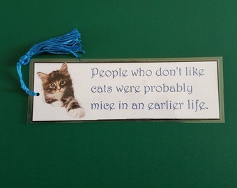 Cat , man or mouse bookmark
