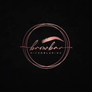 Microblading Logo, brow logo, makeup logo, beauty logo, cosmetic logo