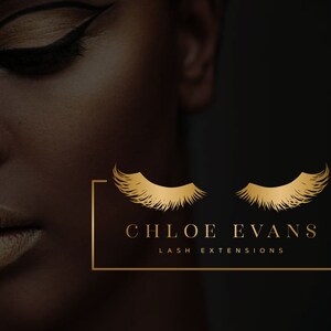 Lash logo design, makeup logo, beauty logo, cosmetic logo, lashes studio