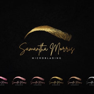 Microblading Logo, Stirn Logo, Makeup Logo, Beauty Logo, Kosmetik Logo