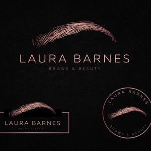 Microblading Logo, Stirn Logo, Makeup Logo, Beauty Logo, Kosmetik Logo