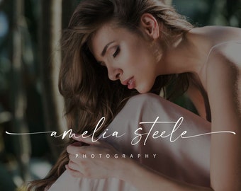 Photography logo and Watermark, Signature logo design, Premade logo