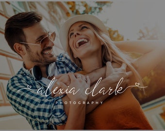 Photography logo and Watermark, Signature logo design, Premade logo