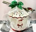 Christmas Hot Chocolate Bomb with Mini Marshmallows Inside/ Flavored Cocoa Bombs in Decorative Bakery Holder with Little Spoon Included 