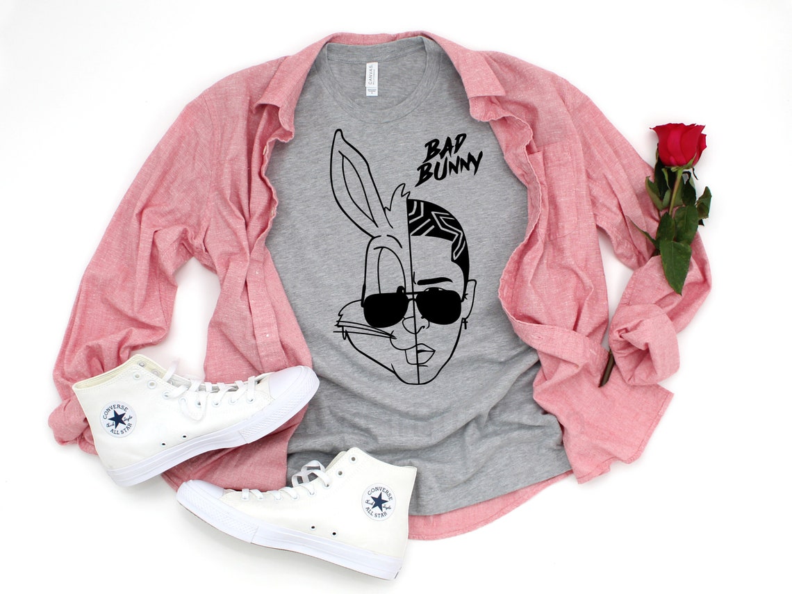 Bad Bunny Tshirt/ Bad Bunny Funny Shirt/Bad Bunny Merch Etsy