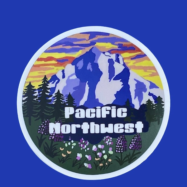 Pacific Northwest Car Stickers Etsy