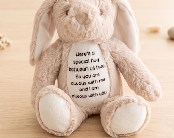 Oso de peluche personalizado para consuelo en el duelo / Peluche conmemorativo personalizado para recordar a un ser querido fallecido