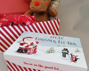 Personalised Christmas Eve Box, December gift, Night before Christmas, Xmas eve, Santa, Father Christmas, Special delivery,