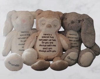 Personalised memorial bear, Sorry for your loss, Kid&#39;s memory present, Pick me up, Thinking of you, In my thoughts, Loved one in Heaven gift