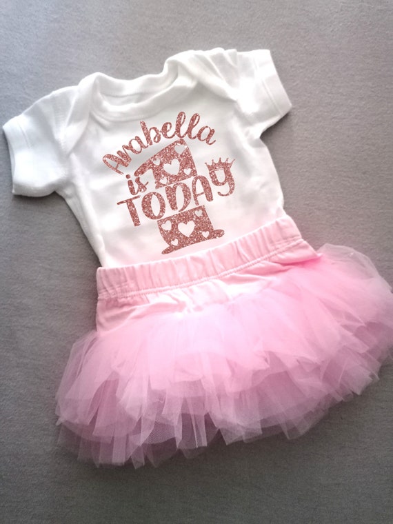 Personalised 1st Birthday Tutu Outfit Birthday Baby Photoshoot My First Birthday Cake Smash Baby Girl Frilly Cute Princess Etsy