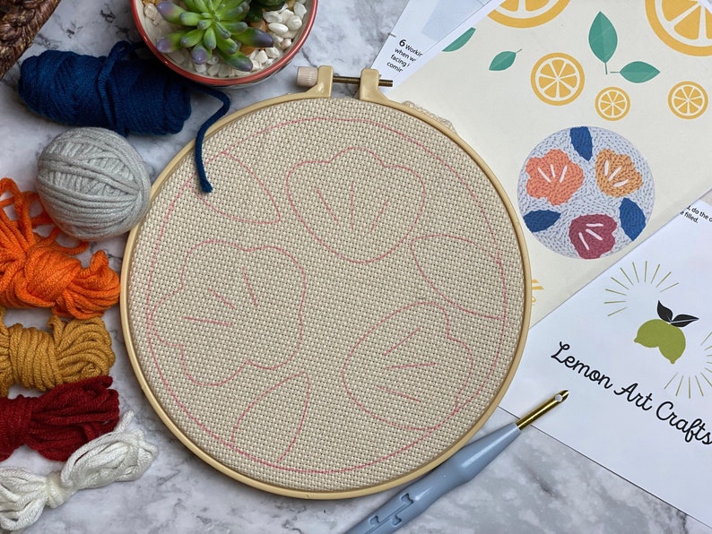 Beginner Punch Needle Kit/adjustable Punch Needle/yarn Etsy