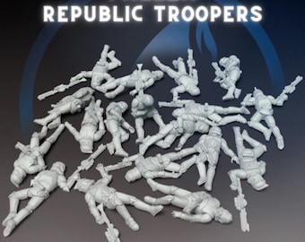 Fallen Clone Troopers(Sculpted by Dark Fire Designs)