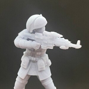 Kora’s militia squad(sculpted by Dark Fire Designs)