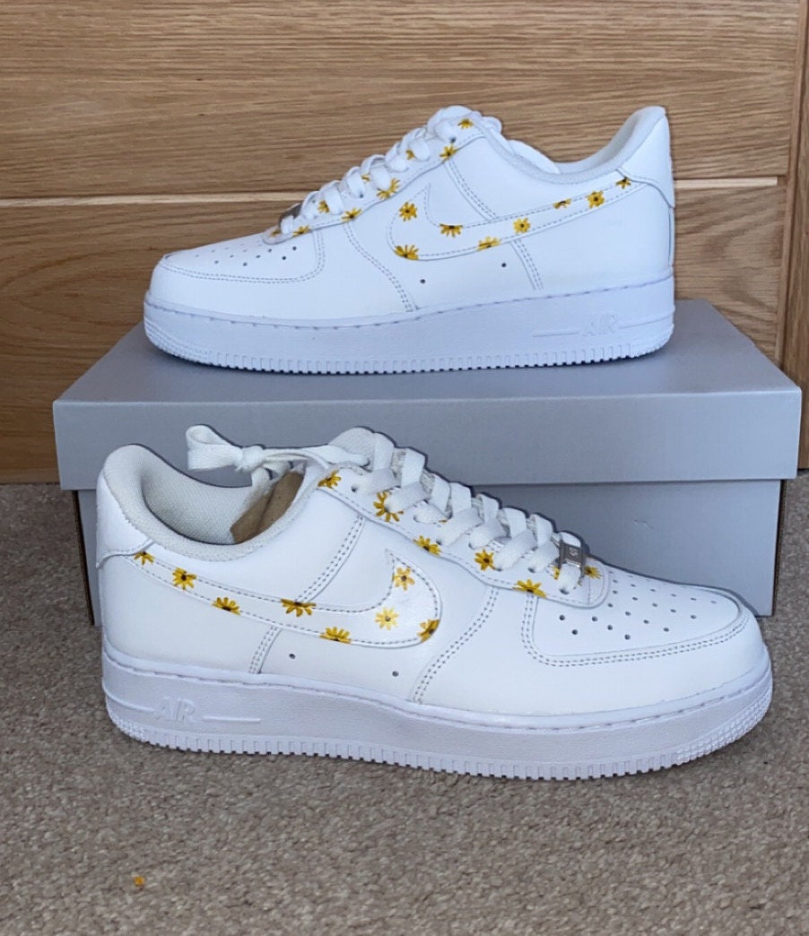 air force ones with sunflowers