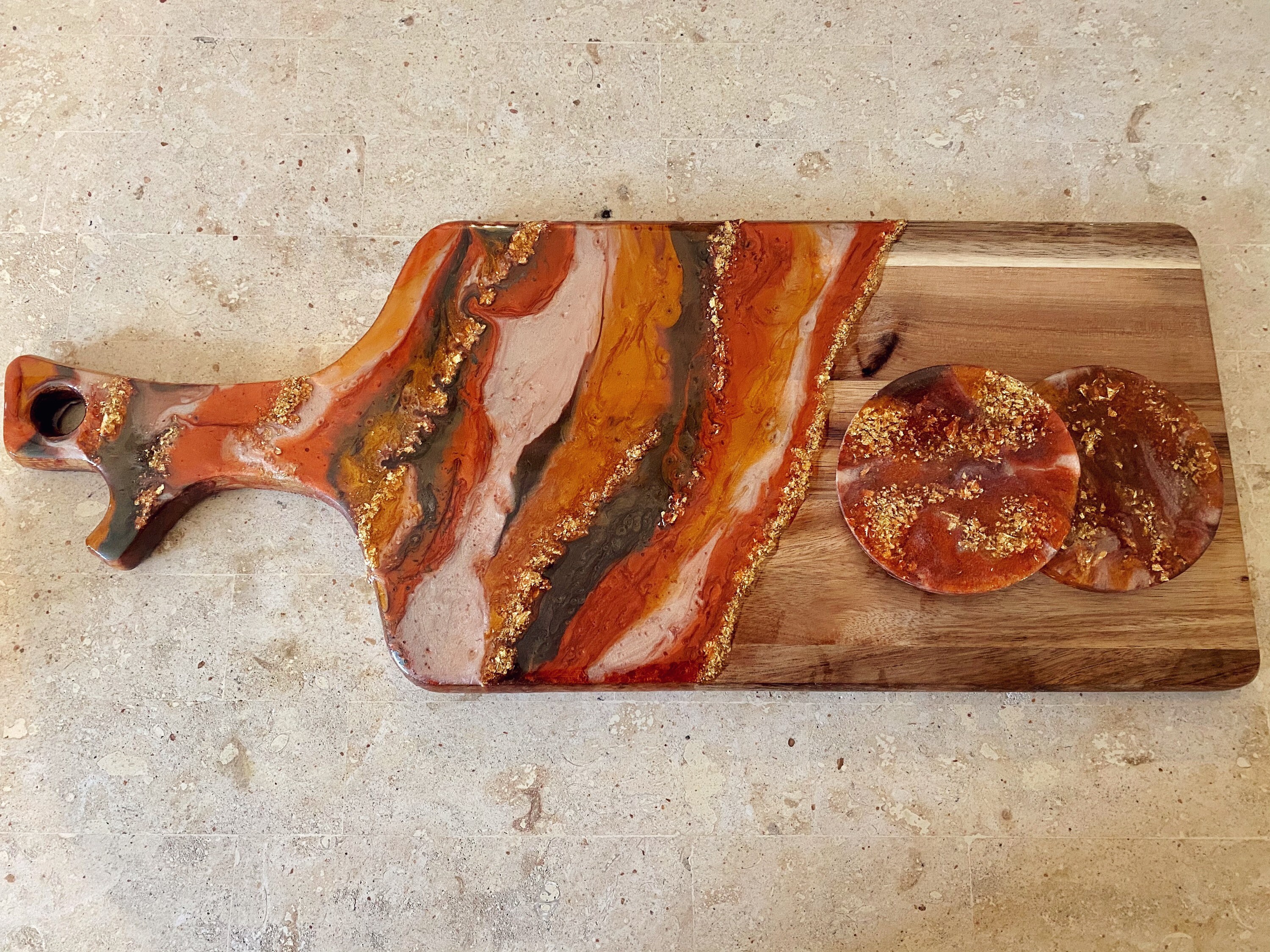 Bespoke Marble Resin Cutting Board Charcuterie Board Etsy Australia