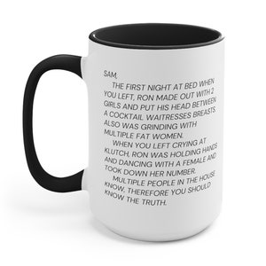 Jersey Shore Mug, The Note, 15 oz