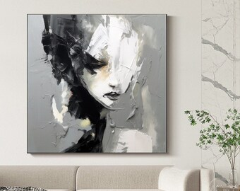 人物画 女性の肖像 黒いフレーム 約55cm×63cm作: M.Funayama 美術品鑑賞第444回【夫人肖像】黒田清輝‐東京国立博物館黒田記念館所蔵
