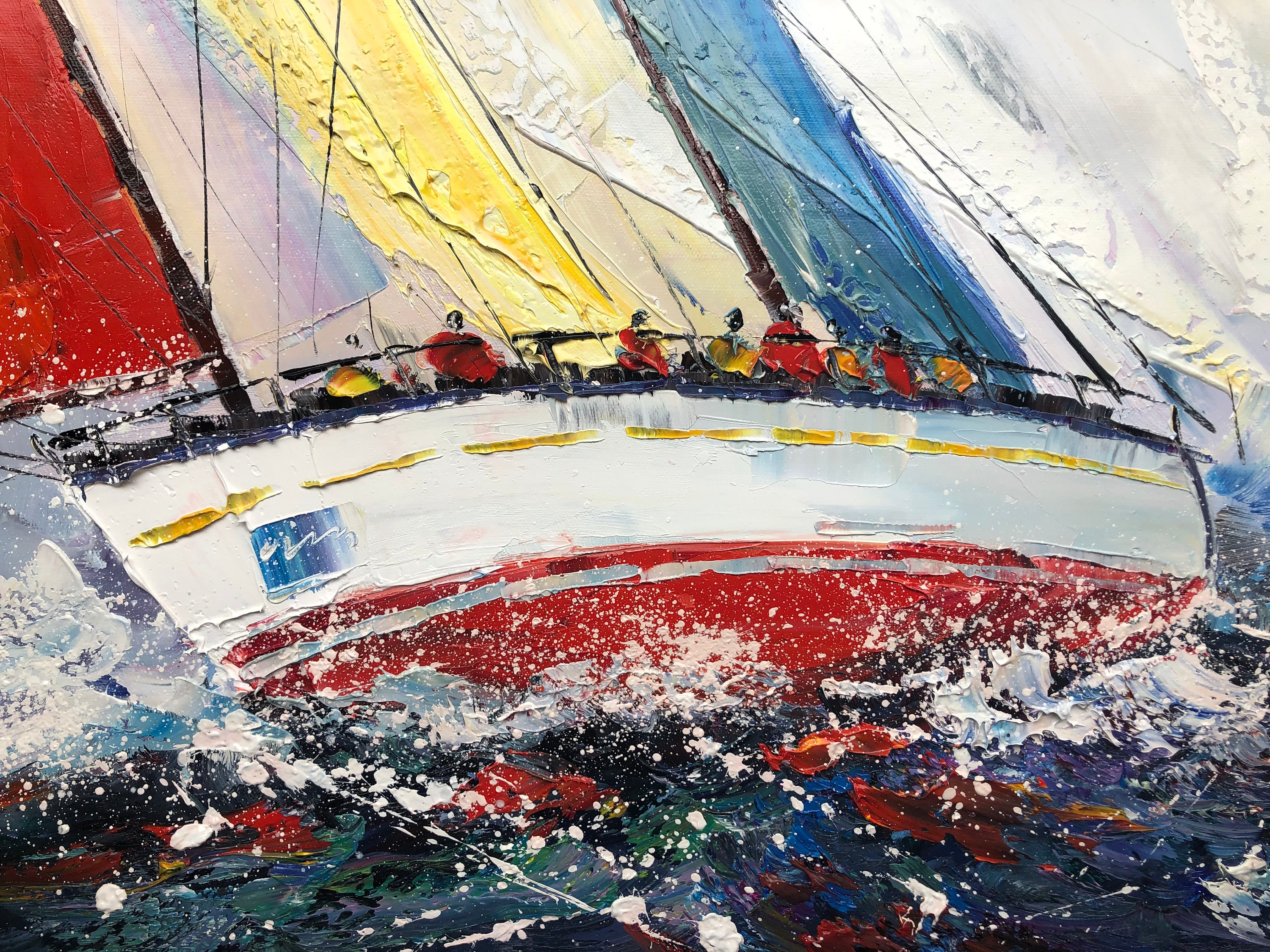 large sailboat painting