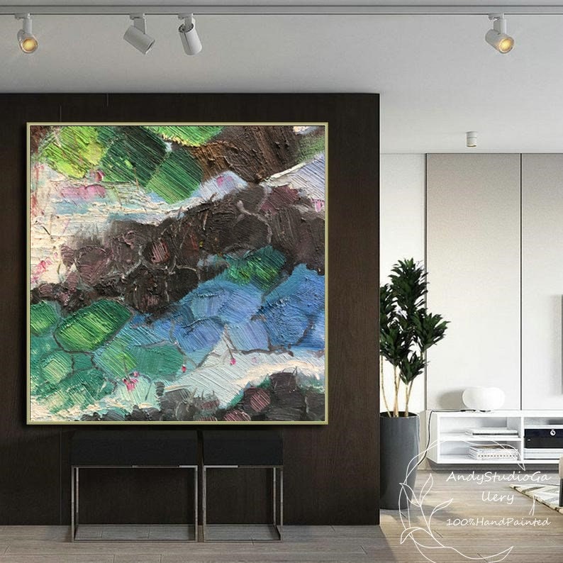 Original Abstract Painting on Canvas Oversized Wall Art Original ...